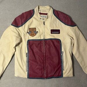 Vintage Y2K Wilson Leather Motorcycle Jacket M. Julian